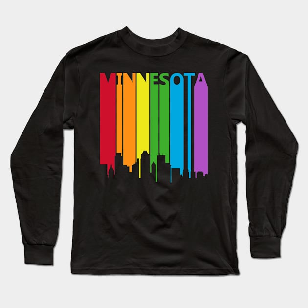 Minnesota LGBT Gay Pride Long Sleeve T-Shirt by GWENT